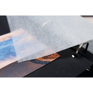 HERMA fotokarton, 232x297 mm, zwart, 20 vel