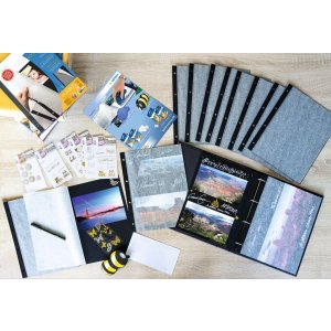 HERMA fotokarton, 232x297 mm, zwart, 20 vel