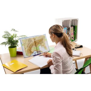 HERMA Leesstandaard blauw 198x190x157 mm