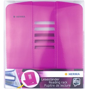 HERMA Leesstandaard roze 198x190x157 mm