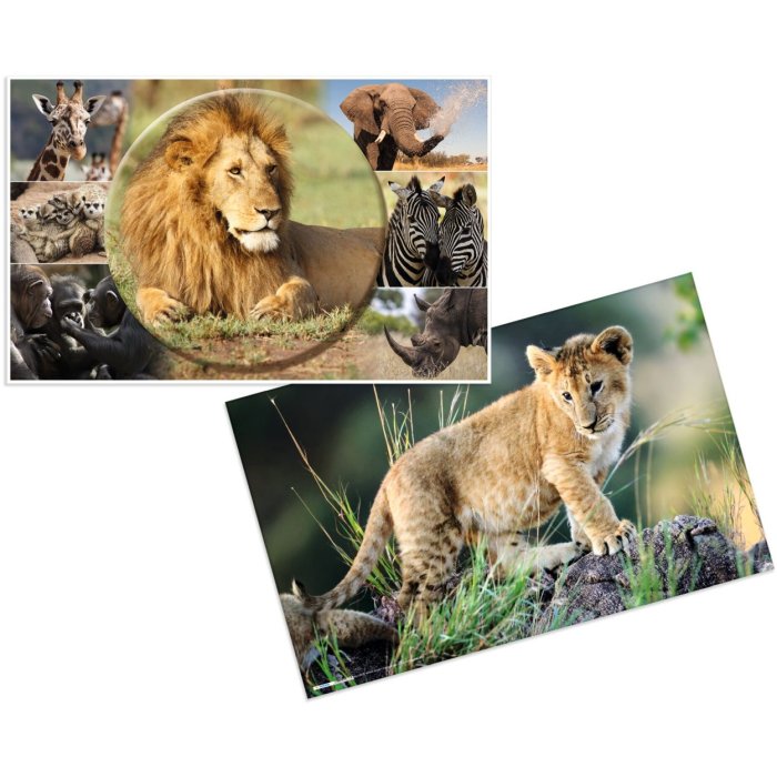 HERMA bureauonderlegger 550 x 350 mm, Afrika dieren