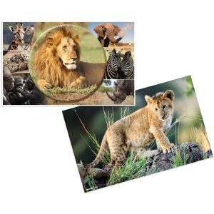 HERMA bureauonderlegger 550 x 350 mm, Afrika dieren