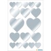 HERMA Sticker Hart Zilver