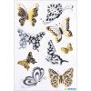 HERMA Creatieve Stickers Vlinders Goud en Zilver Folie