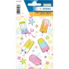 HERMA sticker ijslolly, met glinsterende glitter
