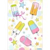 HERMA sticker ijslolly, met glinsterende glitter