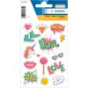 HERMA Trendy Patches - kleurrijke Transpuffy stickers