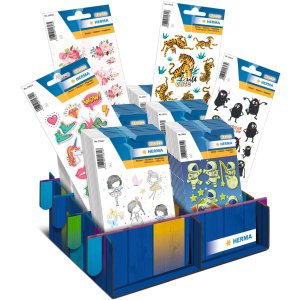HERMA Glimmende Zijde Pioenroos Stickers