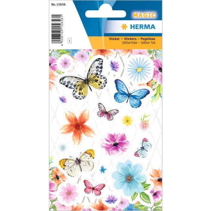 HERMA Bloemenparadijs Glitter Folie Stickers
