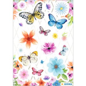 HERMA Bloemenparadijs Glitter Folie Stickers