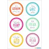 HERMA Sticker HOME "Veel plezier ermee", glinsterde