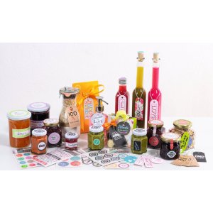 HERMA Sticker HOME "Verrassing", glitters