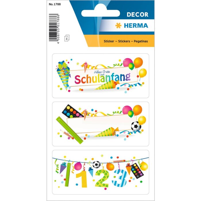 HERMA Sticker Prettig Begin van School
