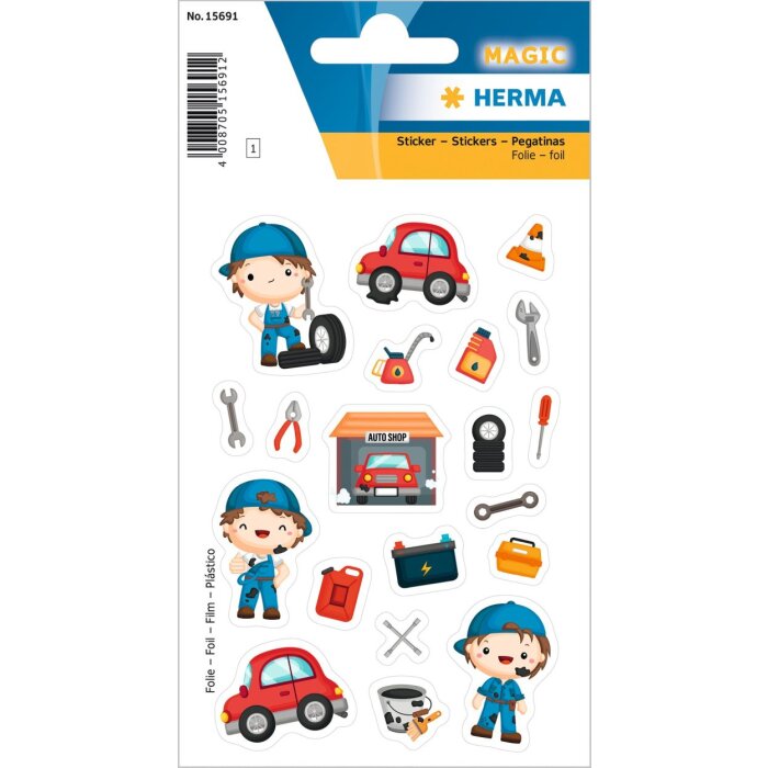 HERMA Sticker De kleine monteur