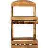 Clayre & Eef 5H0511 Wandplank 40x20x70 cm bruin