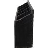 Clayre & Eef 5H0518 Muurplank 60x13x28 cm Zwarte Opbergkast