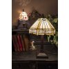 LumiLamp 5ll-6125 Tafellamp Tiffany ø 30x50 cm E27-max 1x60W Beige, Bruin