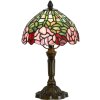 LumiLamp 5LL-6161 Tafellamp Tiffany Ø 21x39 cm E14-max 1x25W Groen