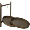 Clayre en Eef 5y0882 Bijzettafel Koperkleurig ø 52x60 cm