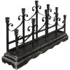 Clayre en Eef 5y0952 Kandelaar Zwart 79x18x46 cm