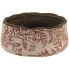 Clayre en Eef 6ce1400m Binnen Bloempot Roze, Beige ø 15x7 cm