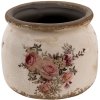 Clayre en Eef 6ce1419s Binnen Bloempot Roze, Beige ø 12x9 cm