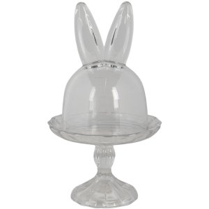 Clayre en Eef 6gl3377 Glazen Klokpot Transparant ø 14x23 cm