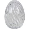 Clayre en Eef 6gl3384 Bonbonniere met Deksel Ei Transparant ø 9x12 cm