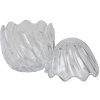 Clayre en Eef 6gl3384 Bonbonniere met Deksel Ei Transparant ø 9x12 cm