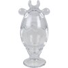 Clayre en Eef 6gl3387 Bonbonniere met Deksel Koe Transparant ø 8x19 cm
