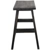 Clayre en Eef 6h2057 Decoratieve Kruk Zwart 42x29x43 cm