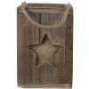 Clayre en Eef 6h2086 Lantaarn Bruin 19x19x28 cm