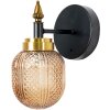 Clayre en Eef 6lmp752 Wandlamp Bruin, Zwart 13x15x23 cm