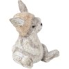 Clayre en Eef 6pr3493 Deco Konijn Grijs 11x9x13 cm