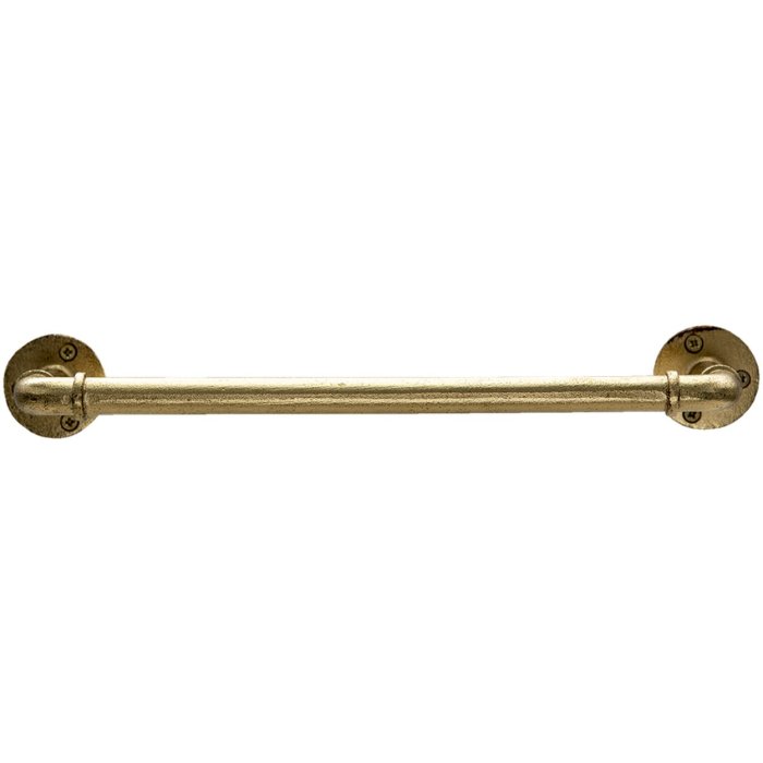 Clayre en Eef 6y4672 Handdoekenrek Goudkleurig 36x8x5 cm