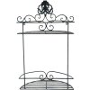 Clayre & Eef 6Y4677 Muurplank 33x16x53 cm Zwart