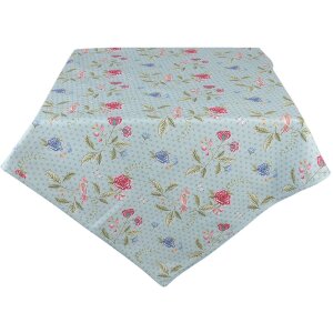 Clayre en Eef blw15 Tafelkleed Vierkant Blauw 150x150 cm