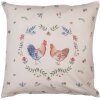 Clayre en Eef car21 Kussenovertrek Beige 40x40 cm