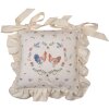 Clayre en Eef car25 Kussenhoes Zitkussen Beige 40x40 cm