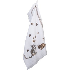 Clayre en Eef ct014 Gastendoek Wit 40x66 cm