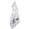Clayre en Eef ct014 Gastendoek Wit 40x66 cm