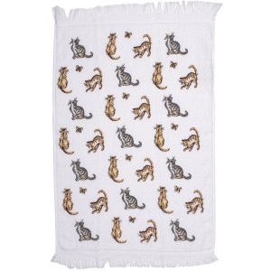 Clayre en Eef ct015 Gastendoek Wit 40x66 cm