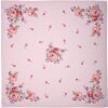 Clayre en Eef dtr01 Tafelkleed Vierkant Roze, Lila 100x100 cm