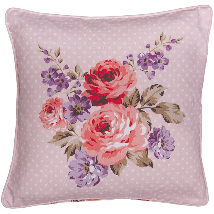 Clayre en Eef dtr21 Kussenovertrek Roze, Lila 40x40 cm