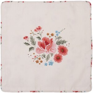 Clayre en Eef lrc21 Kussenovertrek Beige 40x40 cm