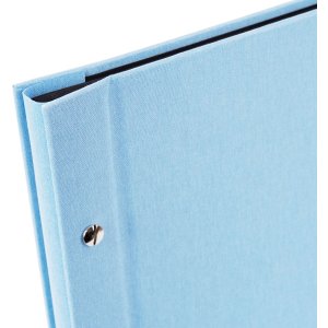 Goldbuch Schroefalbum Bella Vista Hemelsblauw 30x25 cm 40 Zwarte Paginas