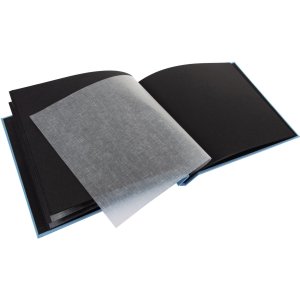 Goldbuch Schroefalbum Bella Vista Hemelsblauw 30x25 cm 40 Zwarte Paginas