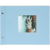 Goldbuch Schroefalbum Bella Vista Hemelsblauw 30x25 cm 40 Zwarte Paginas
