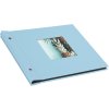 Goldbuch Schroefalbum Bella Vista Hemelsblauw 30x25 cm 40 Zwarte Paginas