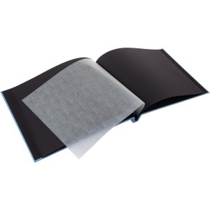 Goldbuch Schroef Album Bella Vista Hemelsblauw 39x31 cm 40 Zwarte Paginas